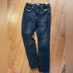 Good American Women’s Deep Indigo Skinny Jeans - Good Legs Skinny